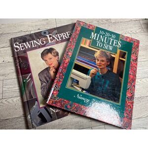 Nancy Zieman Sewing Book Lot Express 10-20-30 Minutes to Sew 1990s Hardcovers ~